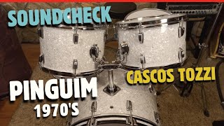 SOUNDCHECK - Pinguim (Cascos Tozzi) + Caixa Tozzi Imbuia 14x6.5\