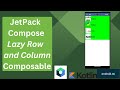 Lazy Row and Column in Jetpack Compose | Kotlin | Android Studio Tutorial - Quick + Easy
