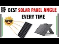 Get the BEST Solar Panel Angle Every time EcoFlow Solar Angle Guide