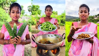 Bitter Gourd Poriyal Recipe Full Video #villagemonichannel