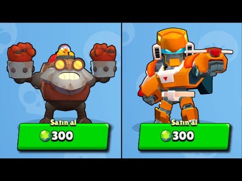 600 Tas Robo Mike Ve Mecha Bo Aldim Brawl Stars