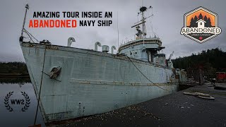 Abandoned Canadian Navy Ship built in the 1950’s