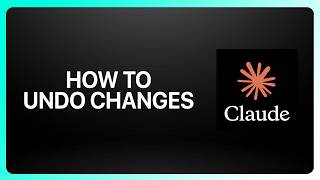 How To Undo Changes In Claude Code! Tutorial