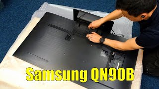 Samsung QN90B QLED 2022 Unboxing, Setup, Test and Review with 4K HDR Demo Videos