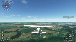 A Shaky Approach into Camrose, AB (Microsoft Flight Simulator 2020)