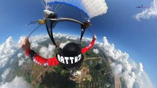 Helicopter Parachuting in Cambodia