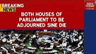 Both Houses Of Parliament To Be Adjourned Sine Die