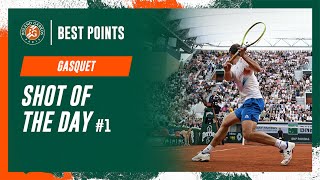 Shot of the day #1 Richard Gasquet | Roland-Garros 2024