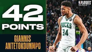 Giannis Goes Off In Game 3 With 42 PTS, 12 REB & 8 AST  🔥