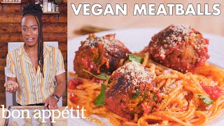 Chrissy Makes Vegan Meatballs | From the Home Kitchen | Bon Appétit