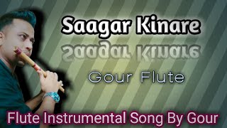 Saagar Kinare | Flute instrumental Cover Song By Gour flute | Movie Saagar (1985)