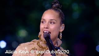 Alicia Keys concert at expo dubai 2020