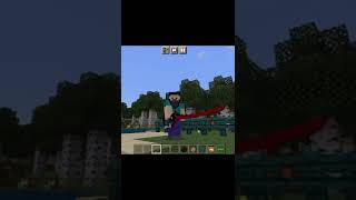 minecraft but cool weapon mod #shorts