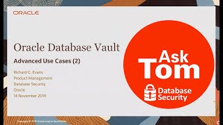 Database Vault - Advanced Uses Cases - Part 1