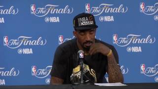 J R Smith's Emotional Postgame Interview ¦ Cavaliers vs Warriors Game 7 ¦ 2016 NBA Final