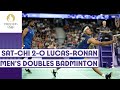 Sat-Chi memulai dengan kemenangan | Ganda putra bulu tangkis 🏸 | Sorotan Paris 2024