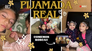 Pijamada Real+ Rosca de Reyes 💅🏼🤴🤴🤴 HEllen ya se fue a casa. 🥲