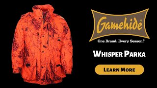 Gamehide Glimpse - Whisper Blaze Orange Insulated Hunting Parka - 119