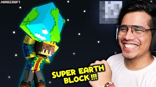 Minecraft, But It's One EARTH BLOCK !!!