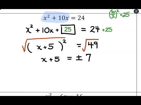 Completing The Square - YouTube