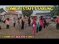 SERU BANGET LOMBA ESTAFET SARUNG || 17 AGUSTUSAN 2024 #tampanofficial #lombaagustusan2024