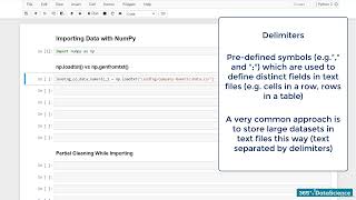 015 Importing Data with NumPy loadtxt vs genfromtxt