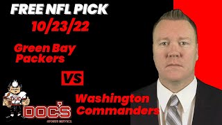 NFL Picks - Green Bay Packers vs Washington Commanders Prediction, 10/23/2022 Week 7 NFL Free Picks