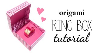 Origami Ring Box Instructions - DIY - Paper Kawaii
