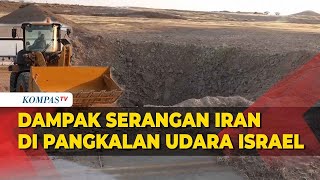 Israel Merilis Dampak Serangan Iran, Lubang Menganga di Pangkalan Udara