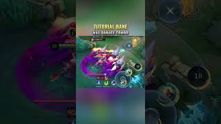 Tutorial Bane Mobile Legends | Max Damage Combo #mlbbcreator #mlbbnext2025