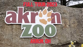 Akron zoo Full tour 2023