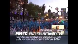 AEN 26-05 11HS: CFK festejos 204 Revolución de Mayo -Tedeum Catedral Buenos Aires