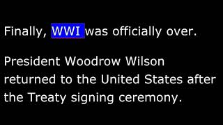 American History - Part 156 - Wilson - WWI - Senate rejects Treaty - Wilson suffers stroke