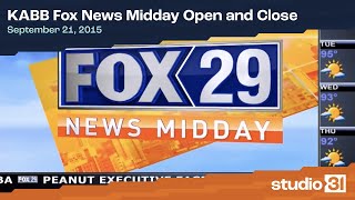 KABB Fox News Midday Open and Close, 9/21/2015