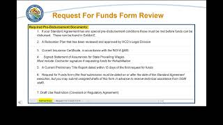 Homekey Round 3: Request for Funds (RFF) Form Overview