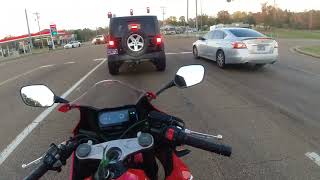 MotoVlog #127 76 degrees ride...