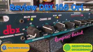 Testing DBX 166XL compressor, Limiter, dan Gate Original