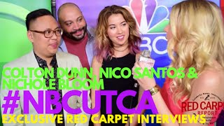 Colton Dunn, Nico Santos & Nichole Bloom #Superstore at NBCUniversal’s Summer Press Tour #NBCUTCA