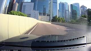 遊車河東隧去中環蘭桂坊(經中環灣仔繞道)Driving from Eastern Harbour Tunnel to Central Lan Kwai Fong (Central WC bypass)