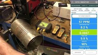 Combustion Analyser (TPI DC710) vs Cheap CO Meter (AS8700A) - first attempt