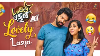 Lucky లక్ష్మణ్ తో Lovely Lasya || Ft. Sohel ||  lasya vlogs || @LasyaTalks