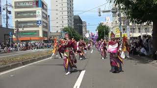 【4K】SAMURAIよさびと　YOSAKOIソーラン祭り　平岸会場(3回目)