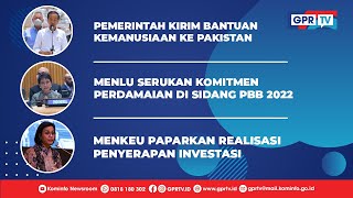 Pemerintah Kirim Bantuan Kemanusiaan Ke Pakistan | Kominfo Newsroom 1/2