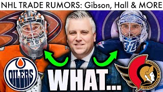 JOHN GIBSON TRADE, HELLEBUYCK FOR DEBRINCAT, HALL TO PENGUINS?! (Frank Seravalli NHL Trade Rumors)