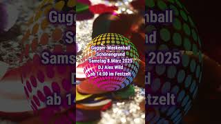 Fasnachtsumzug \u0026 Gugger Maskenball Schönengrund am 8.März 2025 - DJ Alex Fasnacht 2025