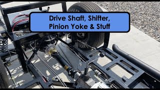 EPISODE 46. Let's take a look at the progress Drive Shaft, Shifter \u0026 Pinion Yoke.