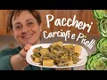 PACCHERI CARCIOFI E PISELLI Ricetta Facile - Fatto in Casa da Benedetta