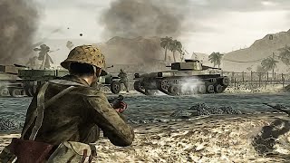 Call of Duty World at War - Japanese Campaign Part 3 - Airfield Assault