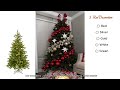 new 2024 christmas decor how to decorate green christmas tree ？【2】 christmas 2024