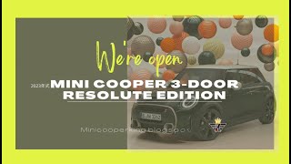 ≡Ⓜ≡♕MINI COOPER 微開箱♕2023年式MINI COOPER Hatch 3-Door RESOLUTE EDITION【MINI COOPER夢想匠人】